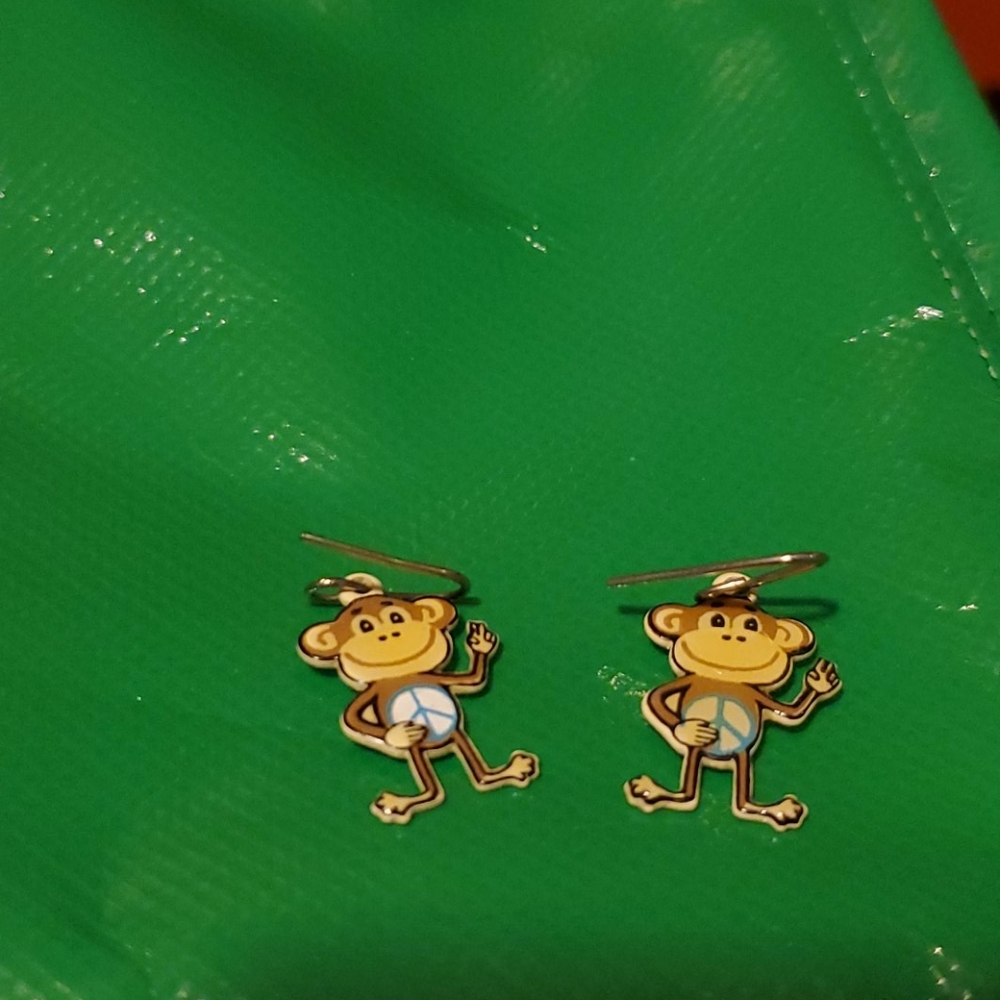 (3 for $10) Monkey Earrings